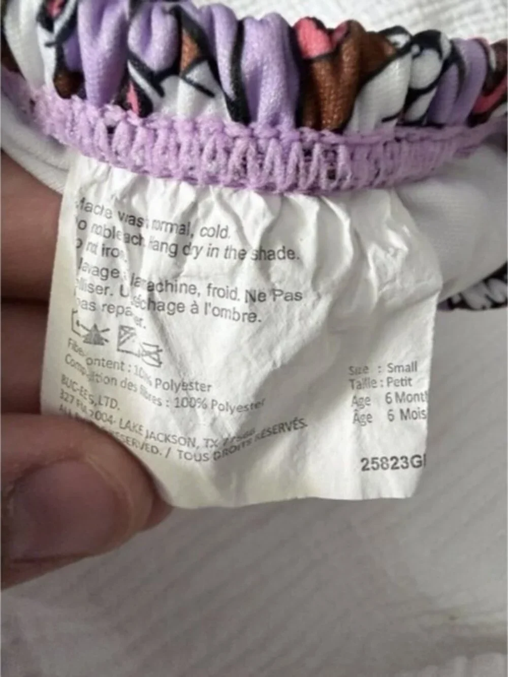 Bucees Swim Diapers Girl Size 6m